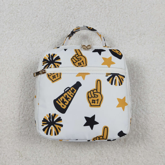 USA Shop Baby Kids Gold Cheer Stars Team School Lunch Boxes