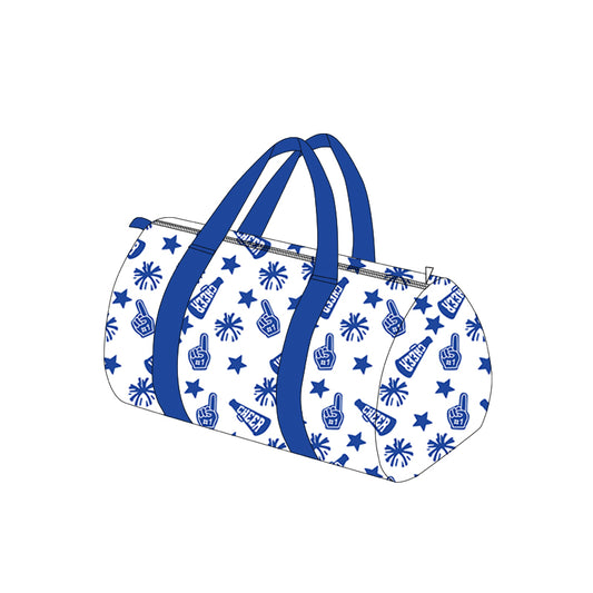Adult Team Blue Cheer Fireworks Zipper Gym Bags Preorder