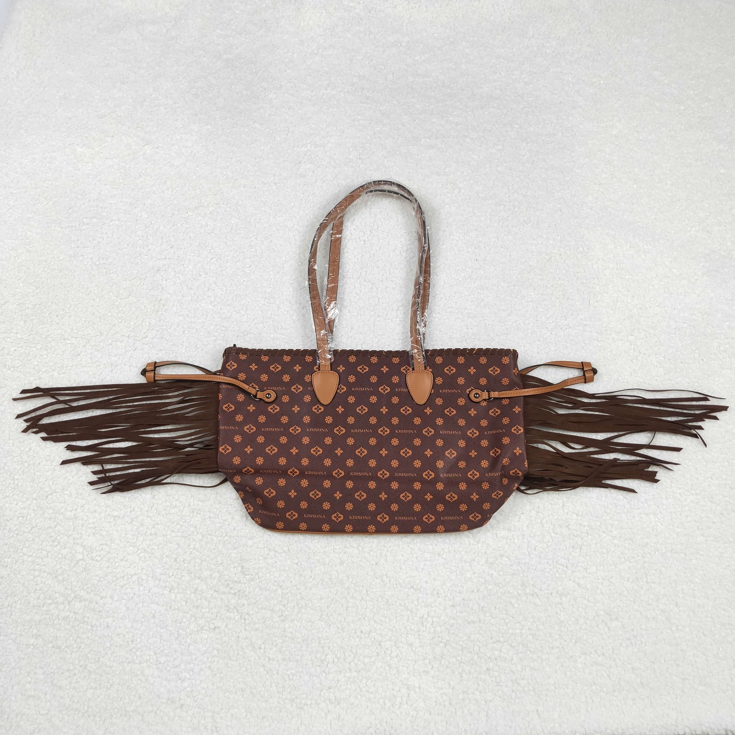 USA Turquoise Brown Handbags With Tassel