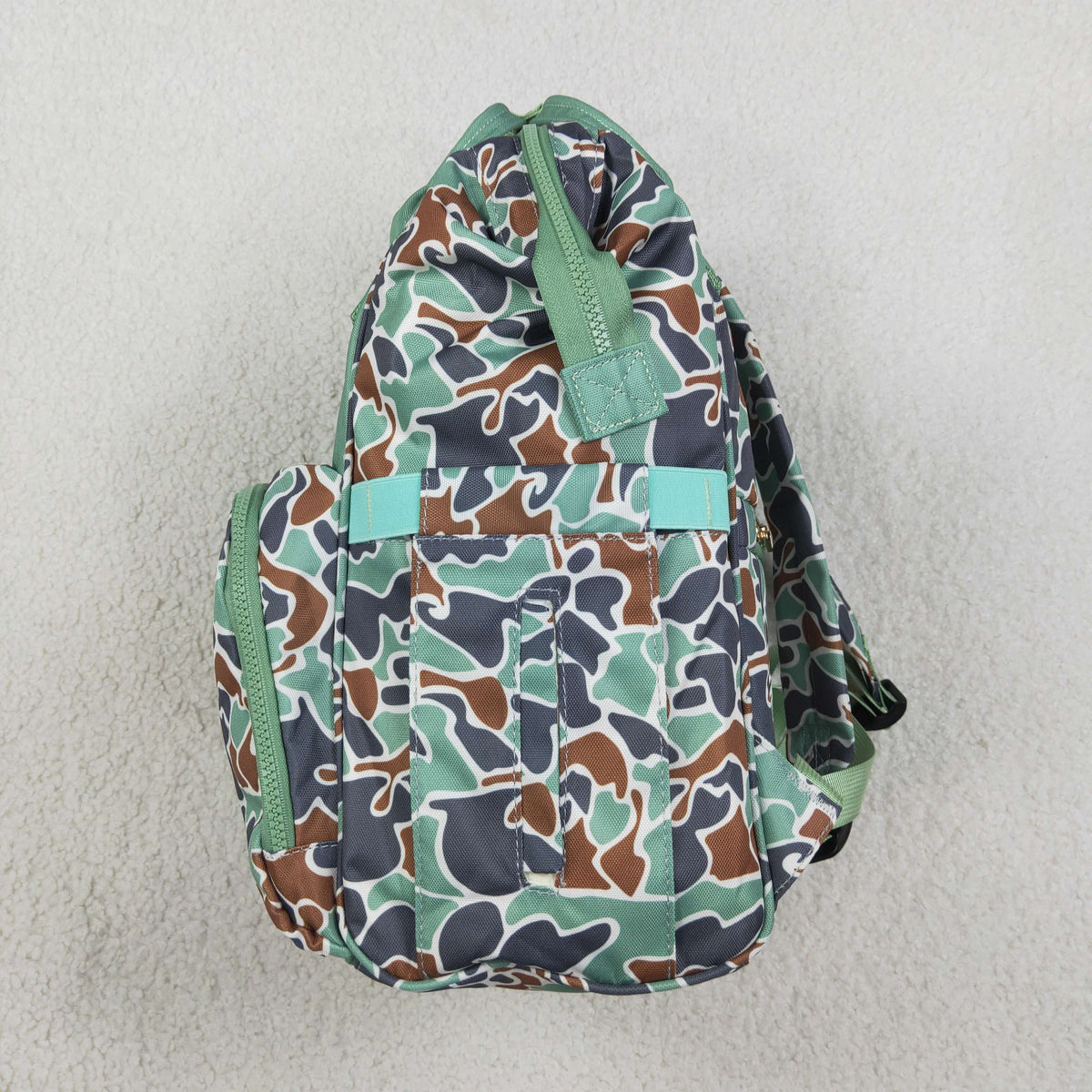 Baby Kids Green Camo Ducks Mommy Diaper Backpacks Bags