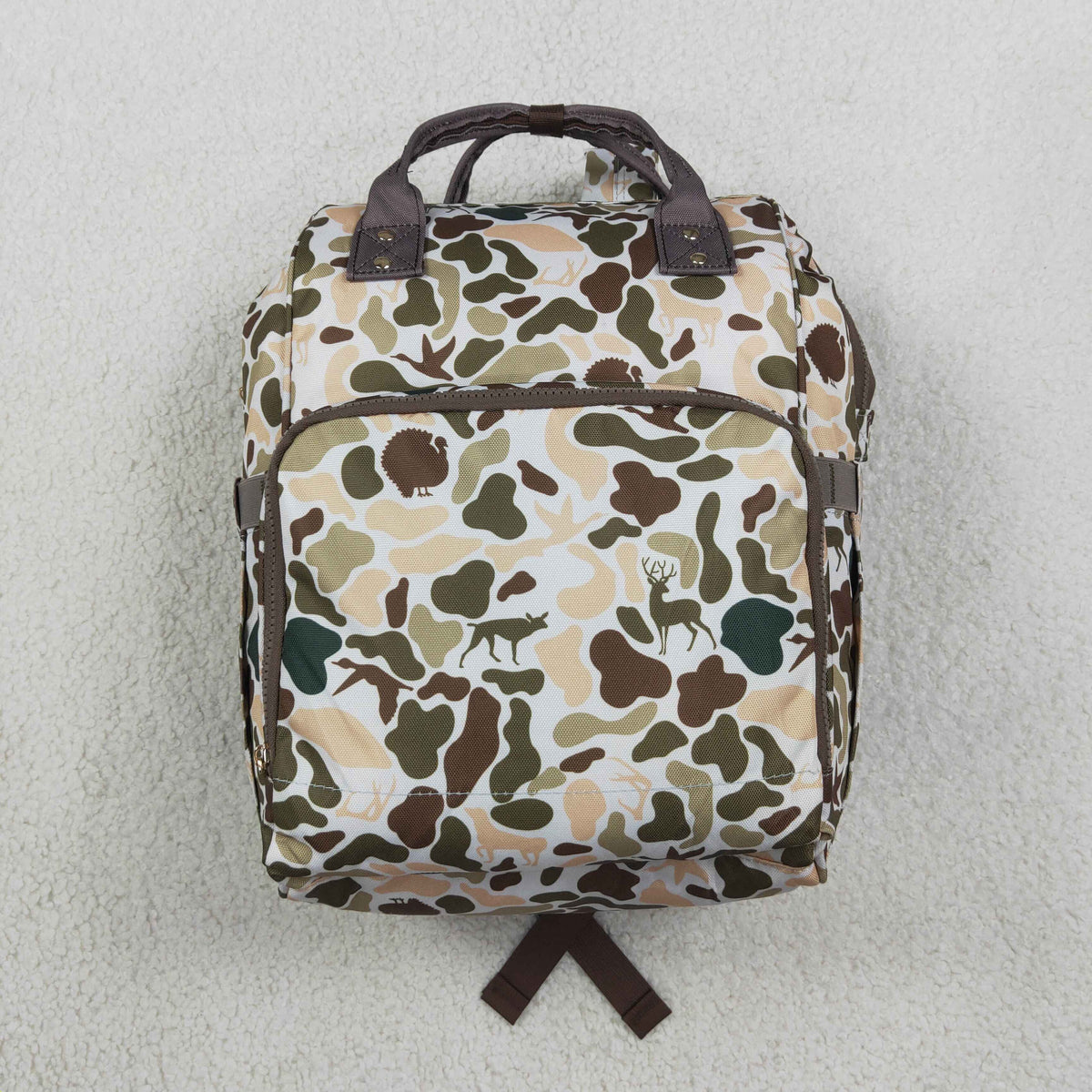 Baby Kids Dogs Ducks Deer Turkey Camo Mommy Diaper Backpacks Bags