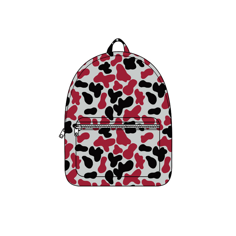 Preorder moq 5 Baby Kids Red Black Grey Camo Backpack Bags