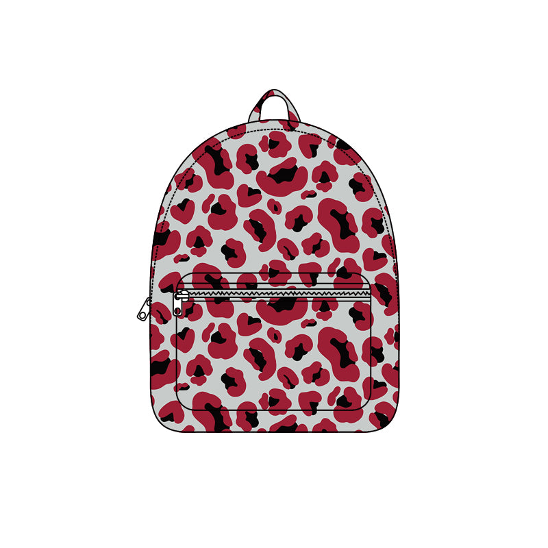 Preorder moq 5 Baby Kids Grey Red Black Leopard Camo Backpack Bags