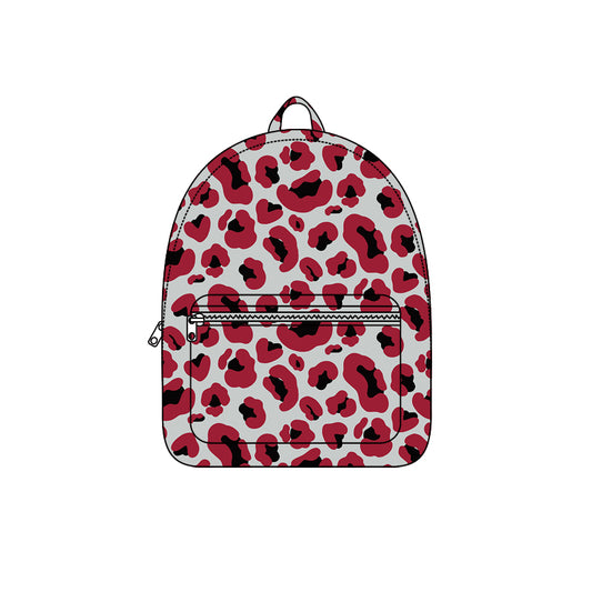 Preorder moq 5 Baby Kids Grey Red Black Leopard Camo Backpack Bags