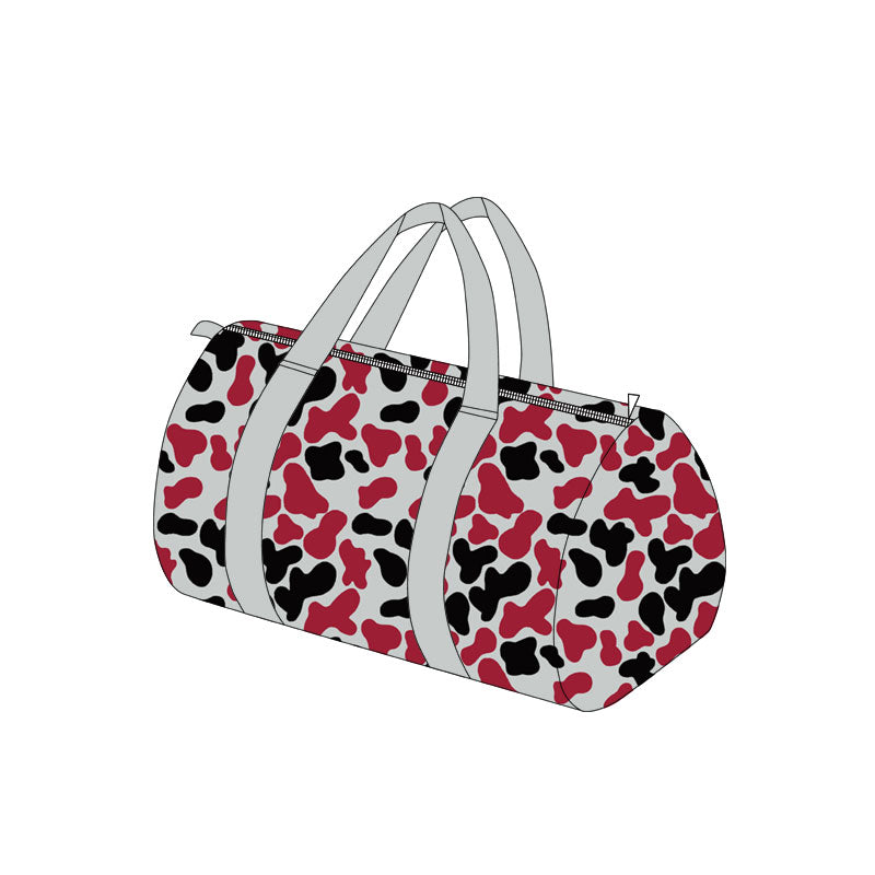 Preorder moq 5 Adult Grey Red Black Camo Gym Bags