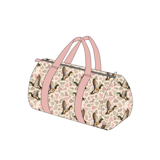 Adult Pink Khaki Camo Ducks Hunting Gym Bags Preorder