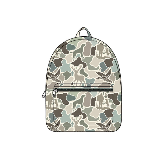 Baby Kids Deer Dogs Ducks Camo Hunting School Backpack Bags Preorder
