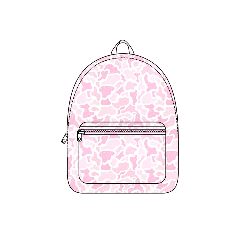 Baby Girls Pink Camo School Backpack Bags Preorder