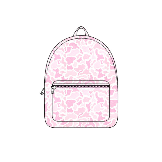 Baby Girls Pink Camo School Backpack Bags Preorder