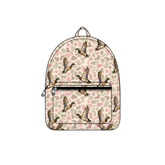 Baby Kids Pink Khaki Camo Ducks Hunting School Backpack Bags Preorder