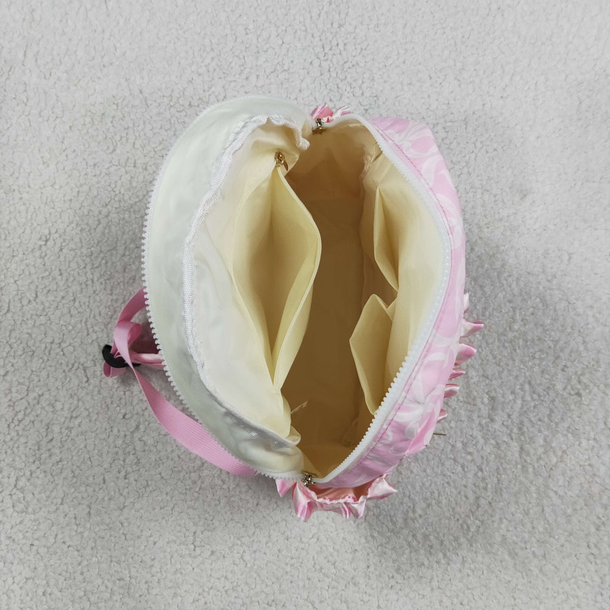 Baby Girls Pink Bows Plaid School Backpack Bags