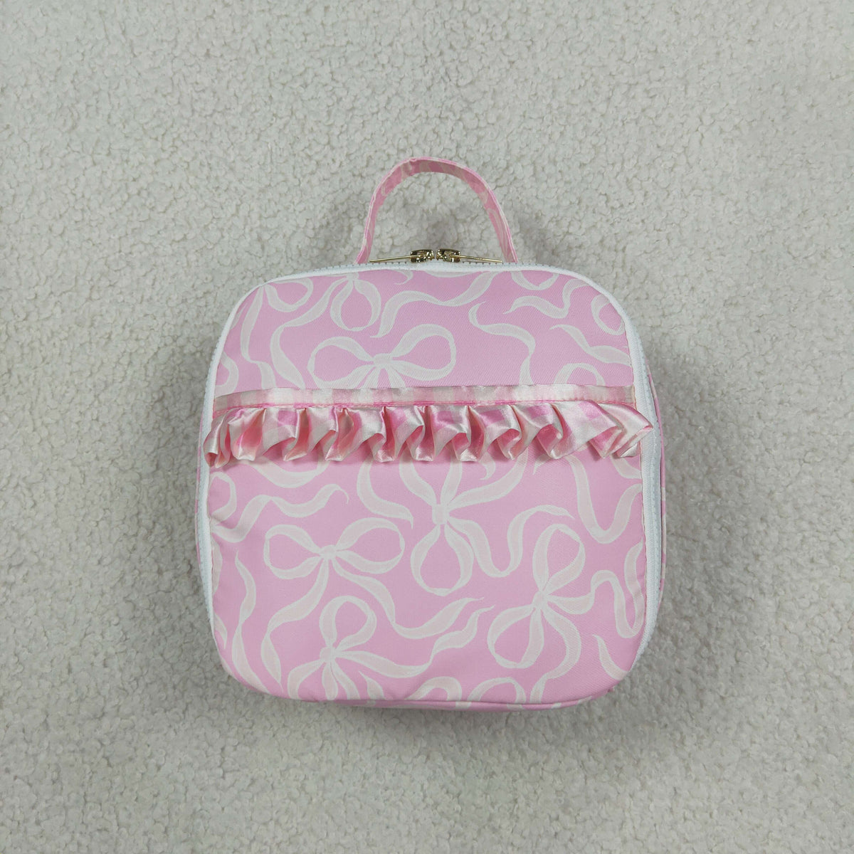 Baby Girls Pink Bows School Lunch Boxes