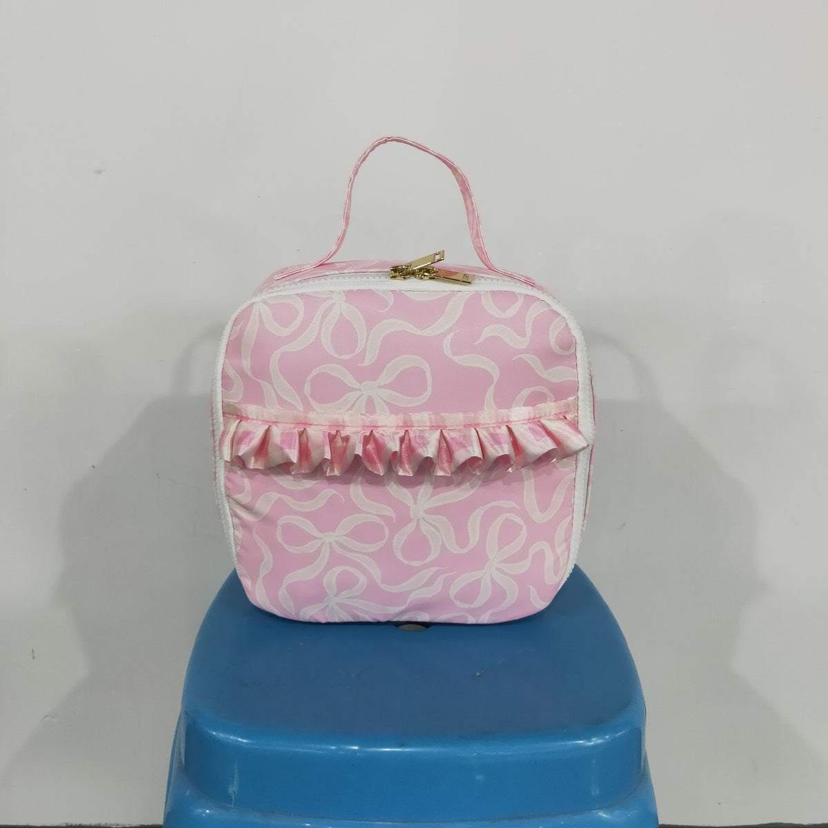 Baby Girls Pink Bows School Lunch Boxes
