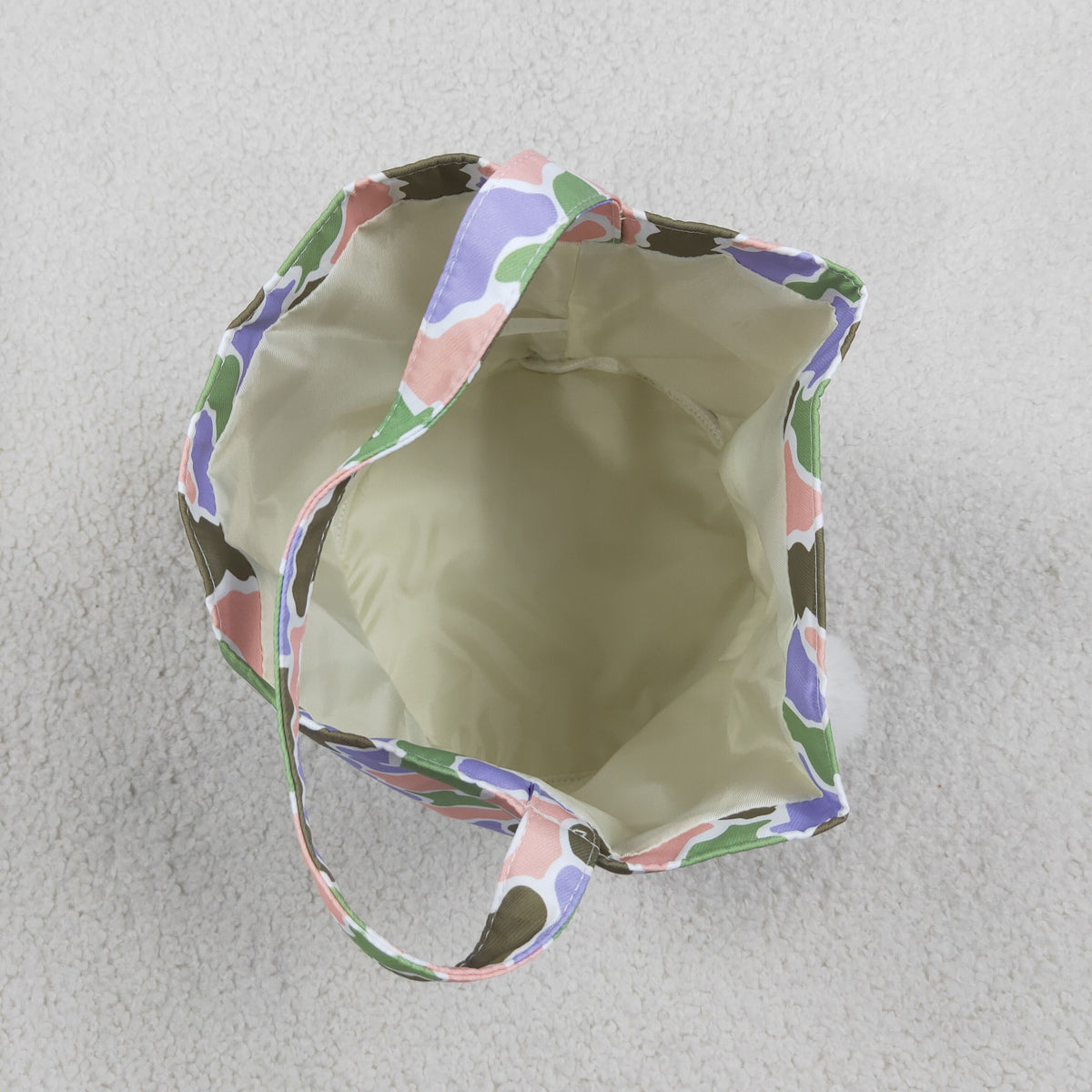Sibling Kids Easter Rabbits Camo Lunch Box Basket Bags