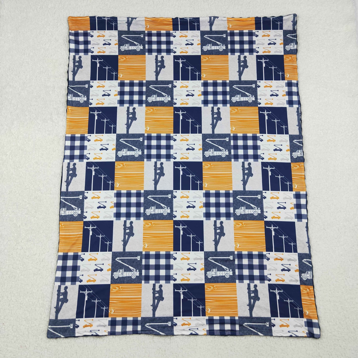 Baby Kids Power Tower Minky Blankets
