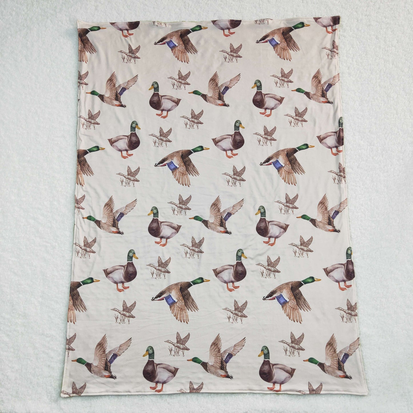 Sibling Baby Kids Children Hunting Deers Ducks Minky Blankets