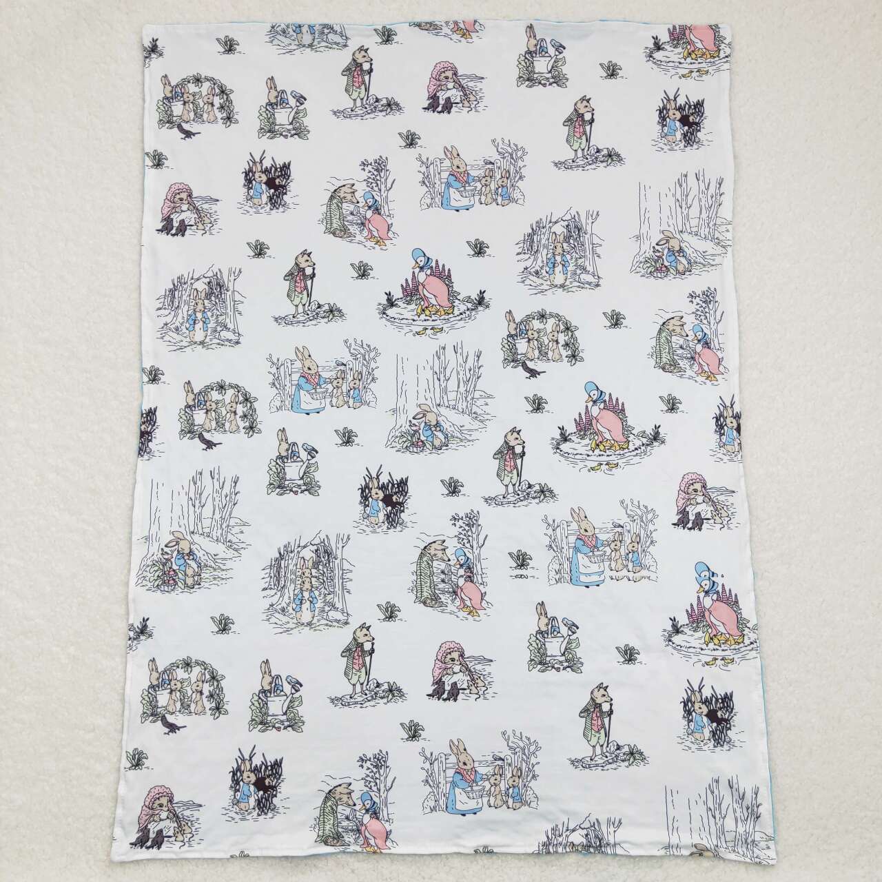 Sibling Baby Kids Cartoon Dolls Blankets