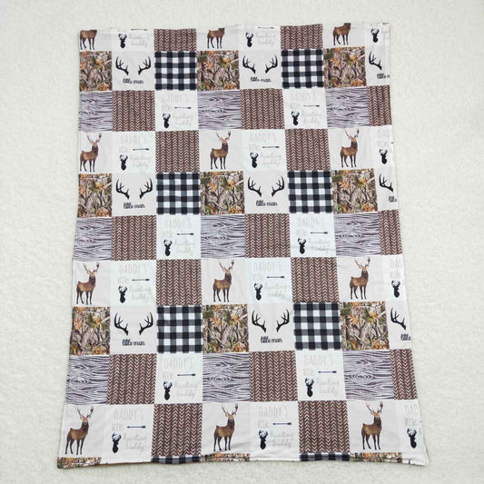 USA Shop Baby Boys Hunting Little Buddy Minky Blankets