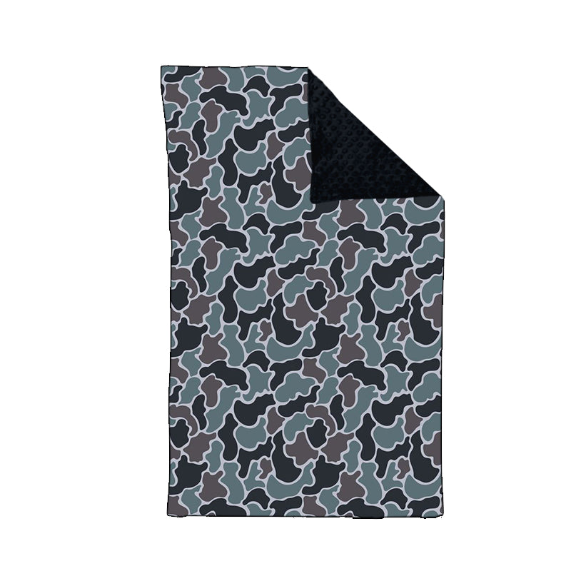 Baby Kids Blue Camo Minky Blankets preorder