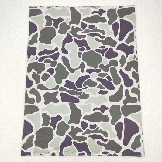 USA Shop Baby Kids Green Camo Minky Blankets
