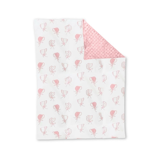 Baby Toddler Children Girls Pink Hats Minky Blankets preorder