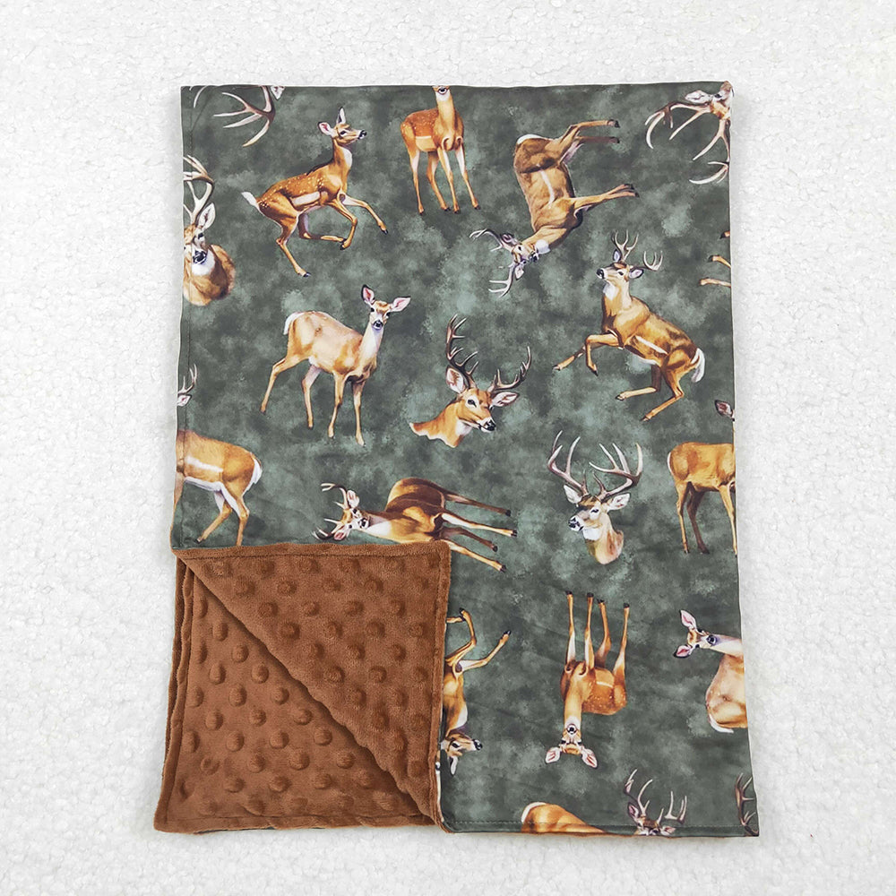 Baby Toddler Children Southern Deers Minky Blankets