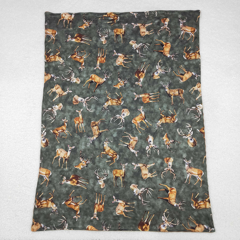 Baby Toddler Children Southern Deers Minky Blankets