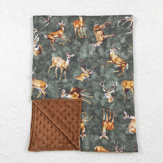 USA Shop Baby Kids Southern Camo Deer Hunting Little Buddy Minky Blankets
