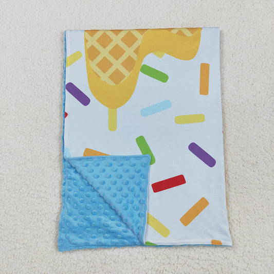 Baby Kids Blue Team Sprinkles Drips Blankets