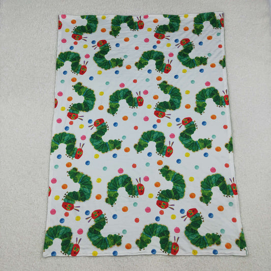 Baby Kids Green Caterpillar Blankets