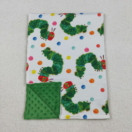 Baby Kids Green Caterpillar Blankets