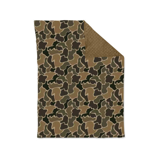 Baby Kids Brown Camo Blankets Preorder