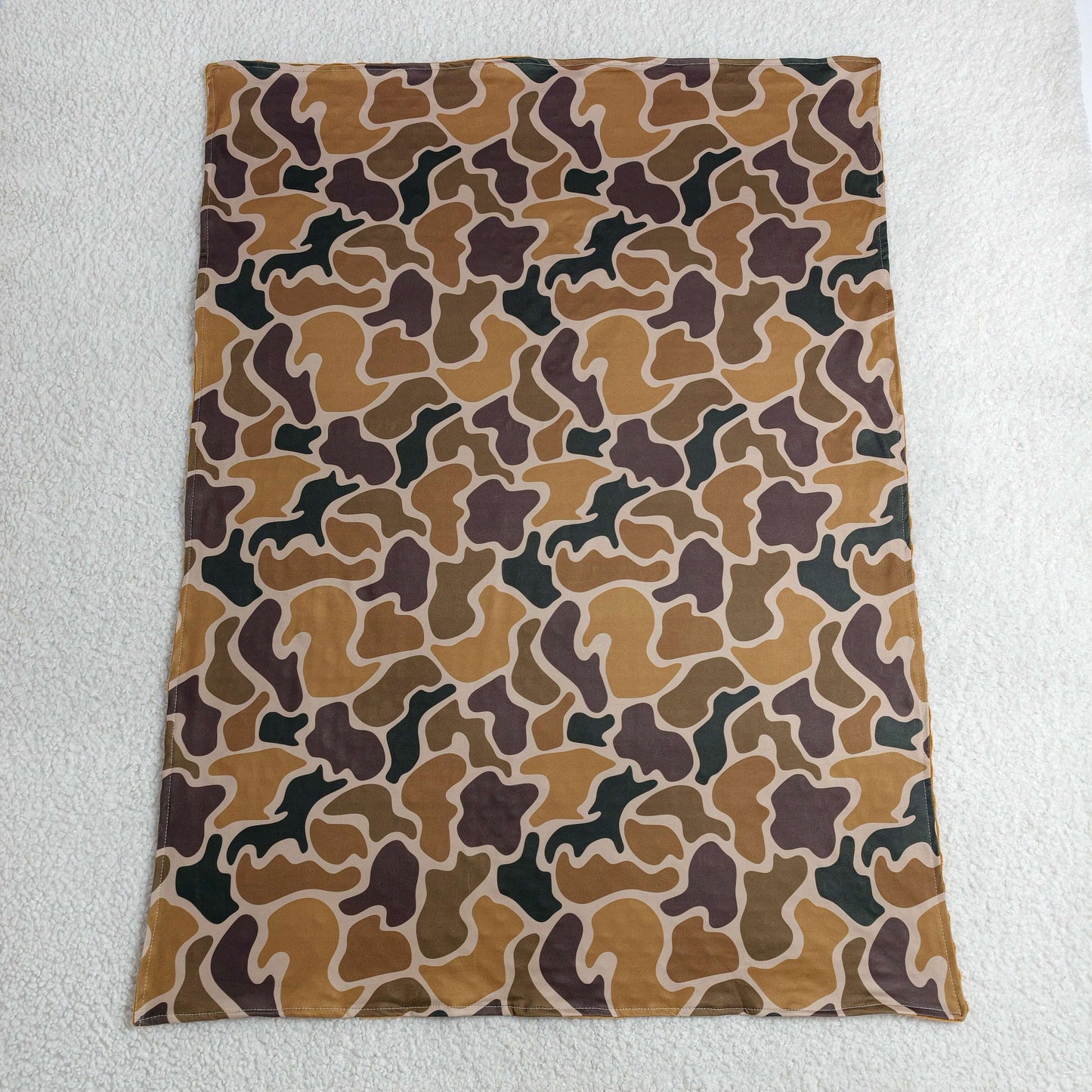 Baby Kids Brown Camo Blankets