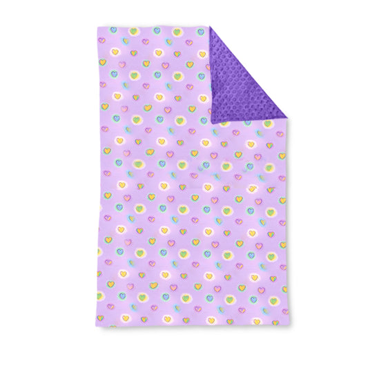 Baby Kids Colorful Hearts Valentines Blankets Preorder