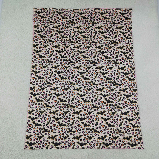 Baby Girls Leopard Bats Halloween Blankets