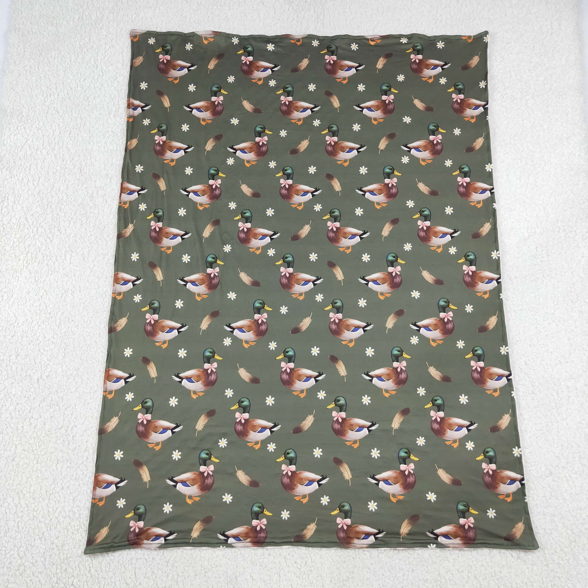 Sibling Baby Kids Ducks Calls Flowers Hunting Pajamas Sets Blanked
