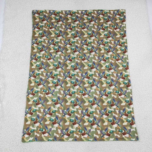 Baby Boys Mallard Ducks Camouflage Hunting Minky Blankets