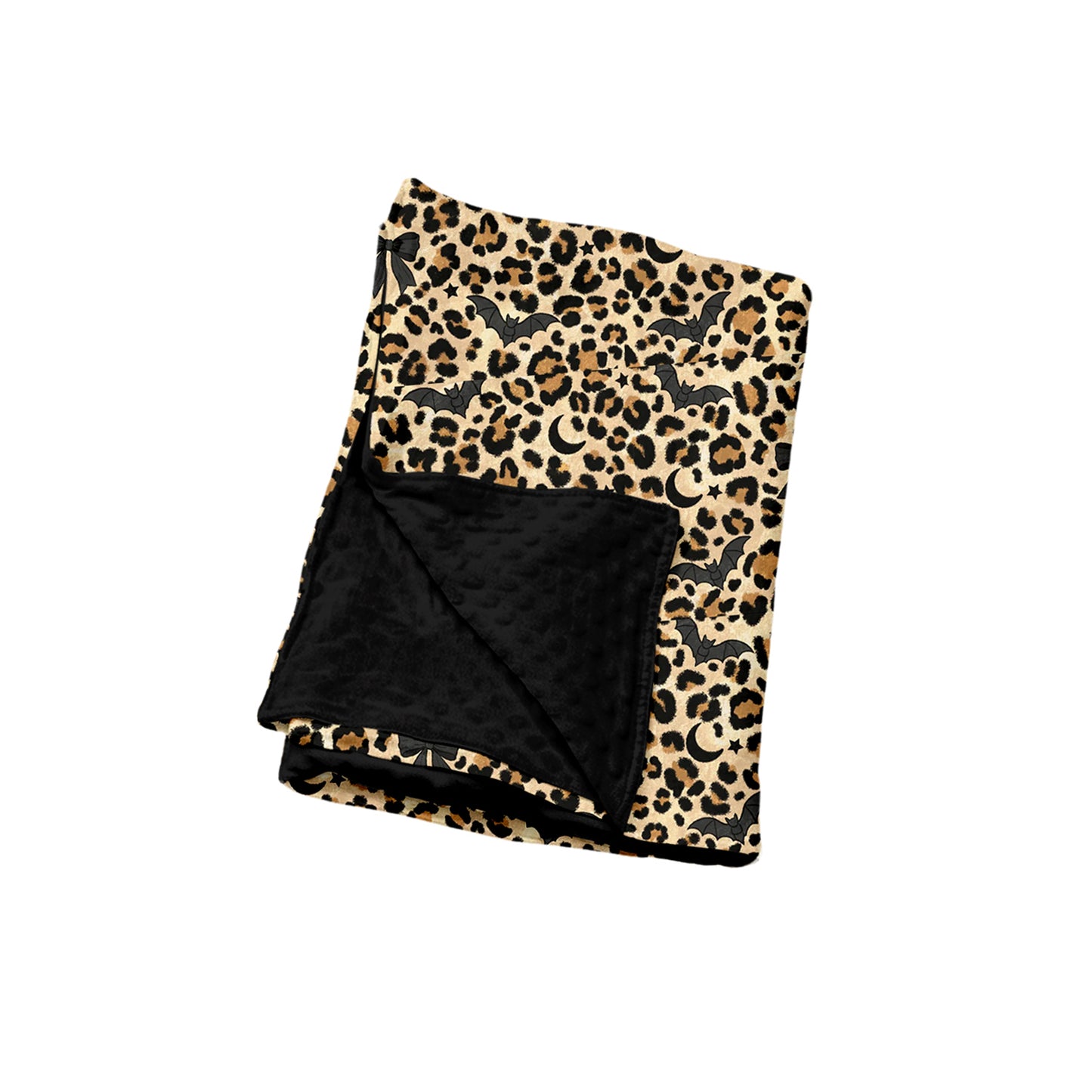 Preorder moq 5 Baby Boys Leopard Bats Halloween Blankets