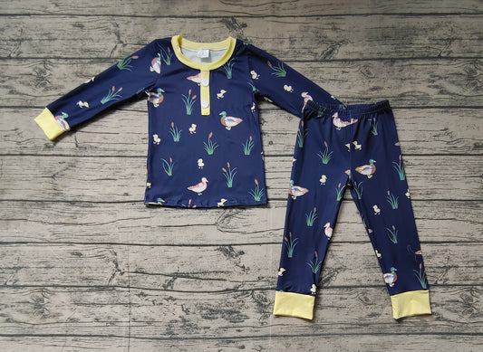 Baby Boys Mallard Ducks Shirt Pants Pajamas Clothes Sets