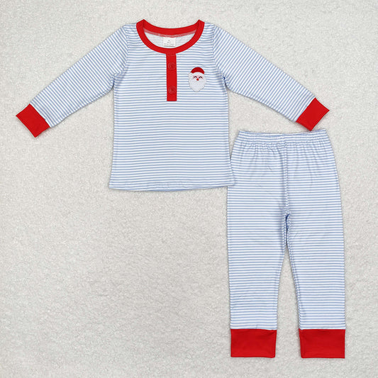 Baby Boys Christmas Stripes Santa Top Pants Pajamas Clothes Sets