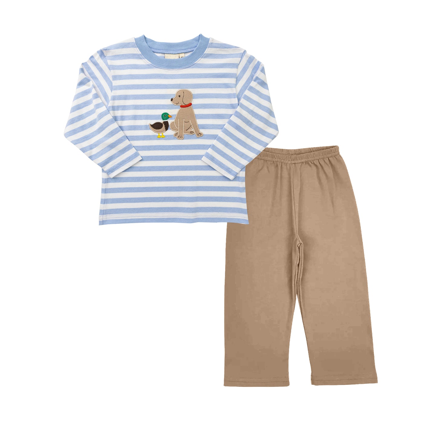 Baby Boys Dog Ducks Top Pants Pajamas Clothes Sets Preorder