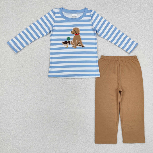 Baby Boys Dog Ducks Top Pants Pajamas Clothes Sets