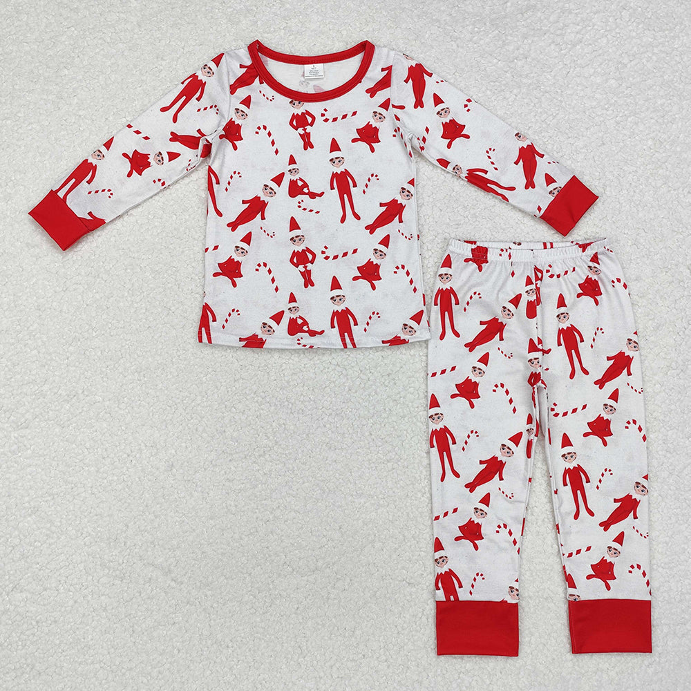 Sibling Baby Kids Christmas Shelf Bamboo Pajamas Outfits Clothes Sets