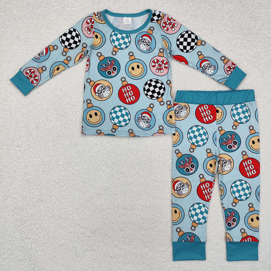 Baby Boys Christmas Smile Disco Bamboo Pajamas Clothes Sets