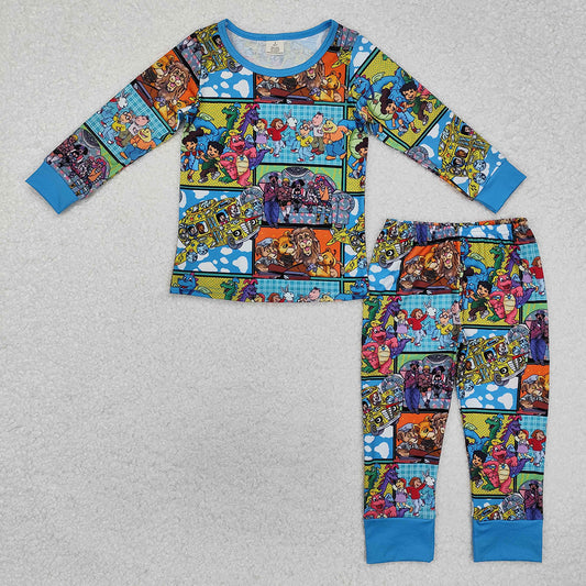 Baby Boys Cartoon Lions Bamboo Pajamas Clothes Sets