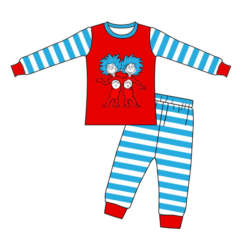 Baby Boys Dr Reading Blue Shirt Pants Pajamas Clothes Sets Preorder