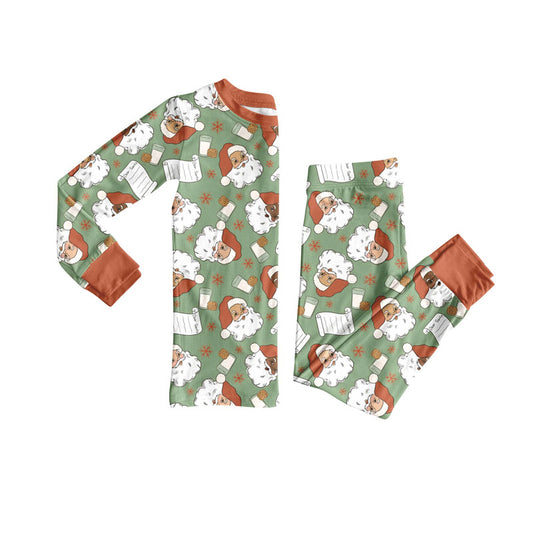 Baby Boys Santa Letter Milks Top Pant Christmas Pajamas Set Preorder