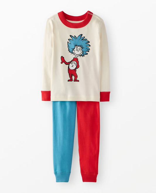 BLP1364Baby Boys Long Sleeve Mr Reading Pants Pajamas Sets Preorder