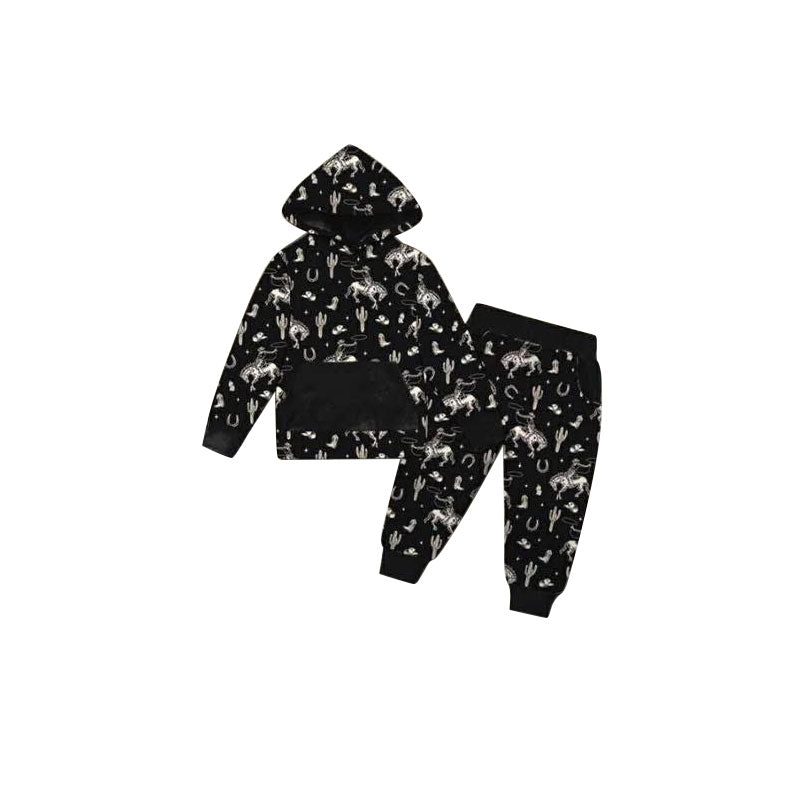 Baby Boys Western Hoodies Clothes Sets Preorder