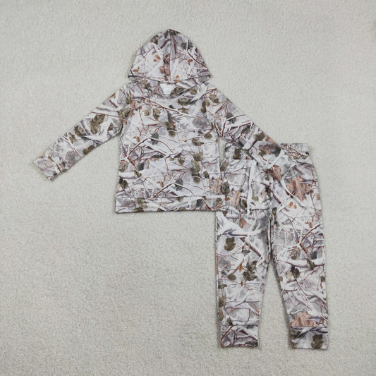 Baby Boys Southern Leaves Camo Pockets Hoodie Jogger Clothes Sets